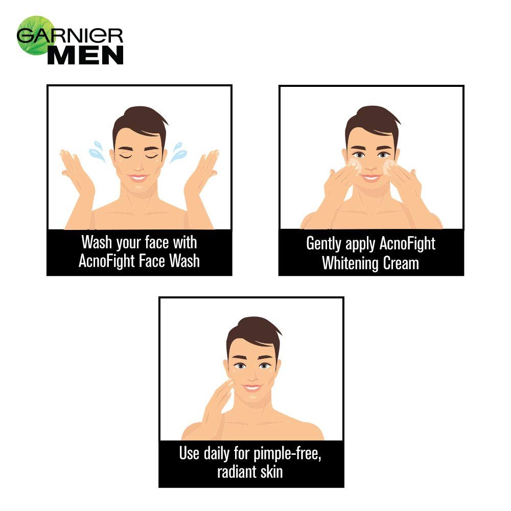 How To Use Garnier Men Acno Fight Cream